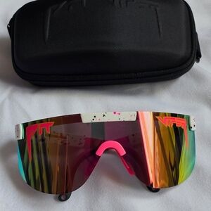 Pit Viper Multicolor Sunglasses with Black Case